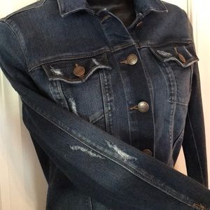 Greywire Stretch Jean Jacket Distressed Women’s XS